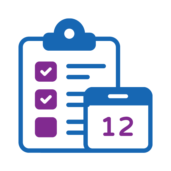 Clipboard & Calendar Icon